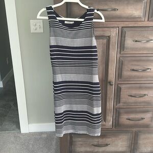 Super cute Dalia blue and white striped dress